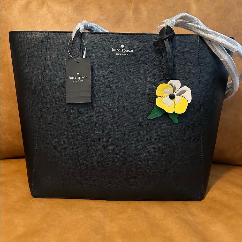 NWT Kate Spade Black Tote Bag